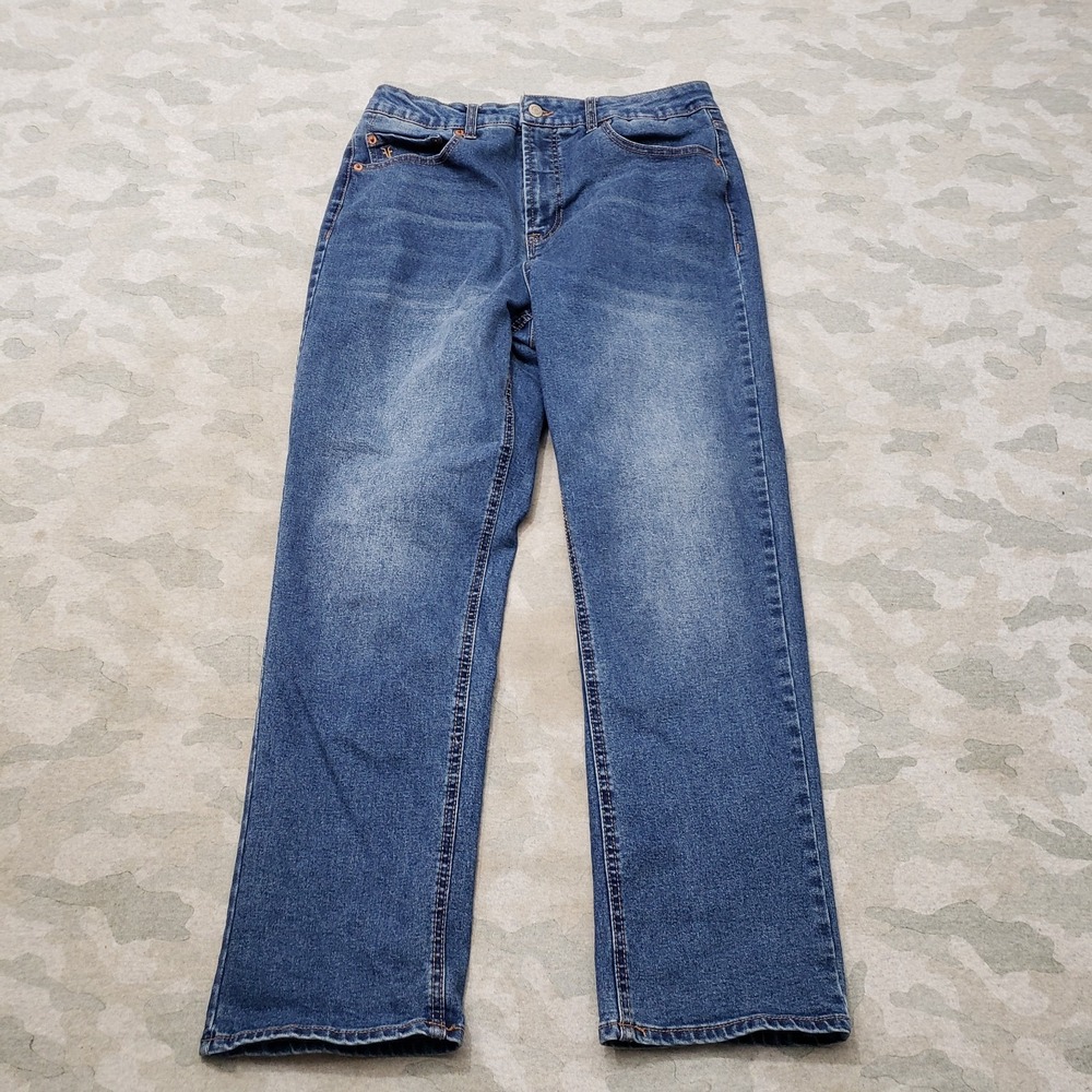 Frye Jeans Womens 8/29 Blue Pockets Denim Medium Wash Straight Leg